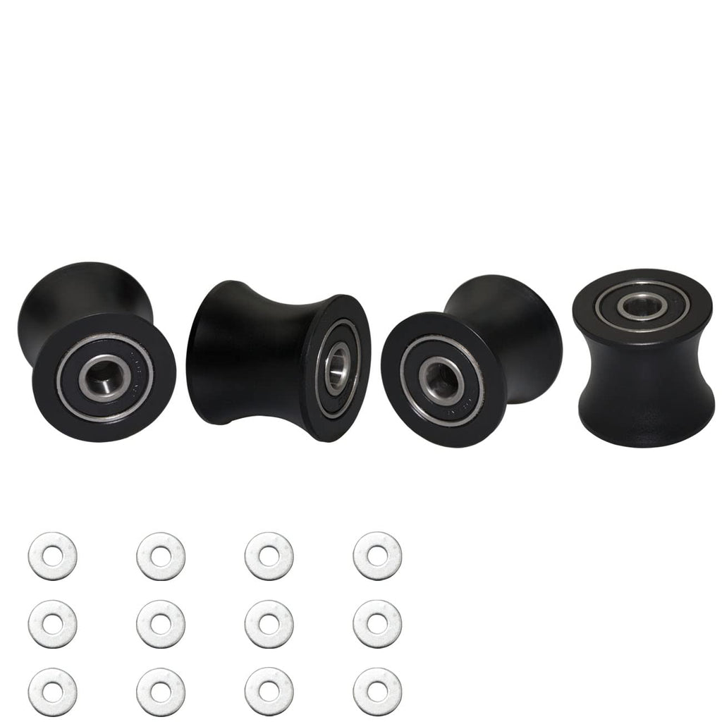 Freccu Total Gym Replacement Set Of 4 Wheels/Rollers For Models Dlx, Dlx Ii, Dlx Iii, Adv Dlx, Pilates, Pilates Pro 2500, 3000,