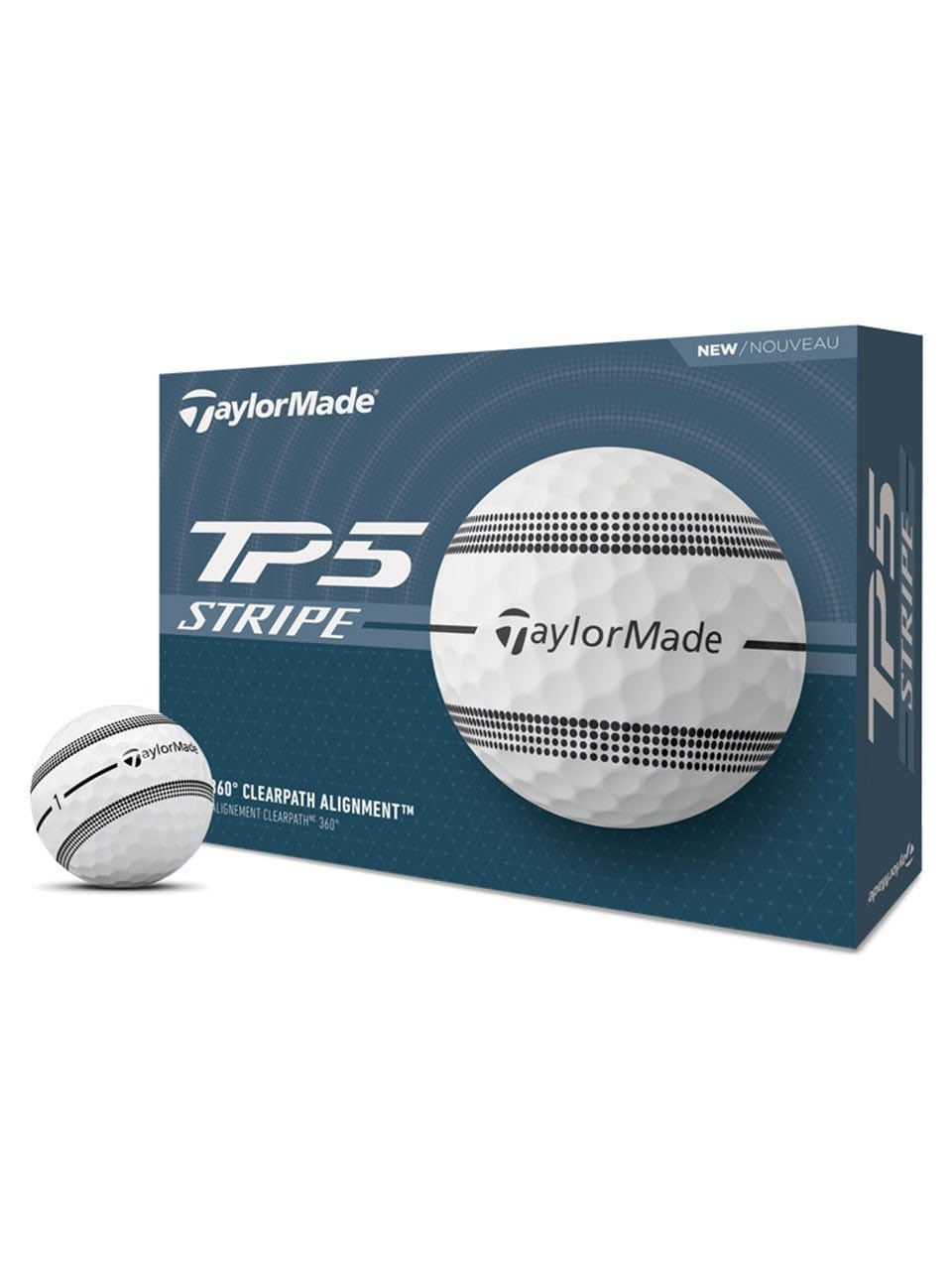 TaylorMade New TP5 Stripe 2024 Golf Balls