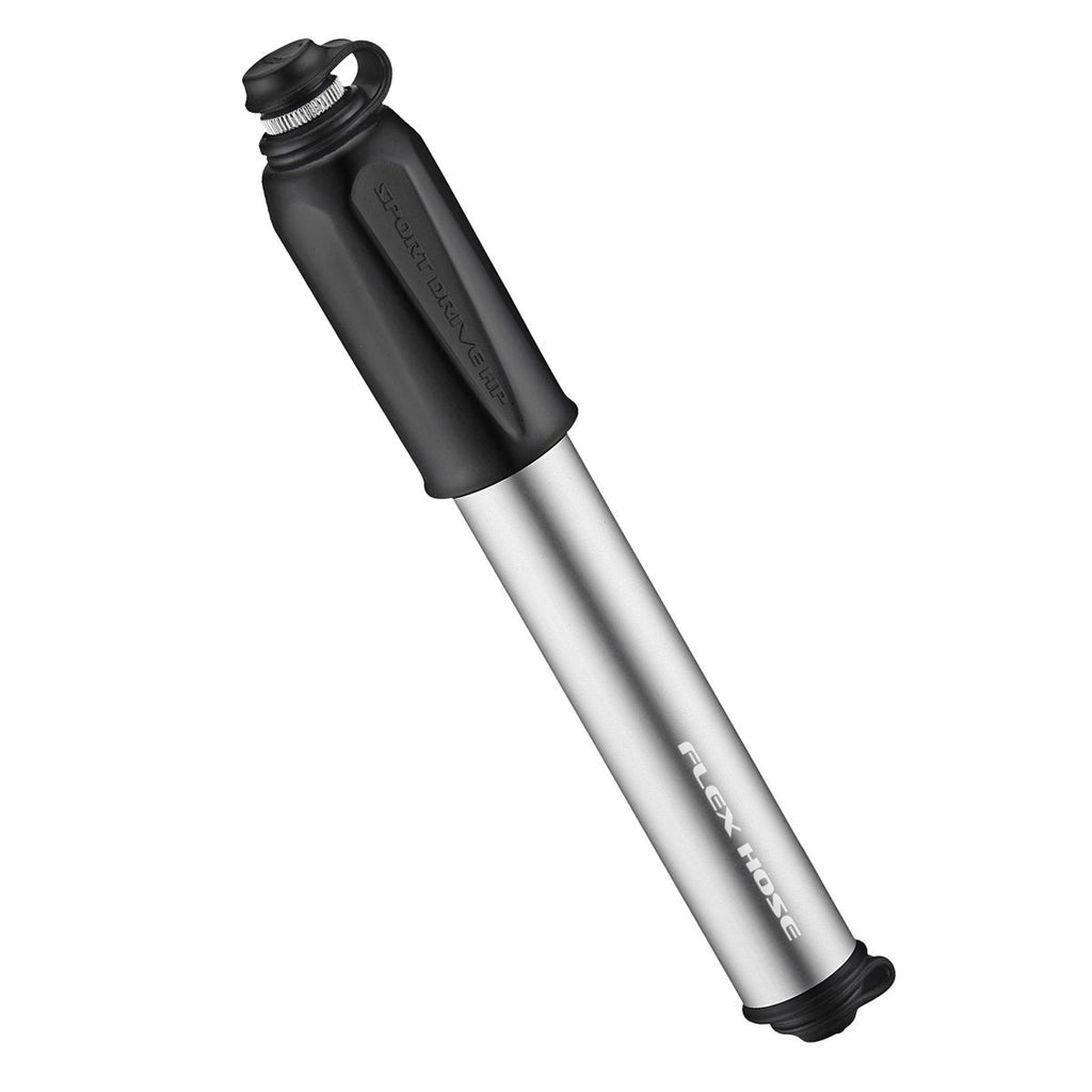 Lezyne Sport Drive Hp High Pressure Compact Hand Pump For Road And Mountain Biking - Silver