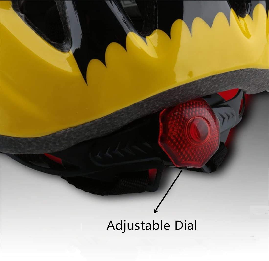 Kids Yellow-Black Bicycle Bike Cycling Skating Scooter Helmets Protective Gear For Toddler Child Children Kids,Ultra-Light Outdo