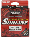 Sunline Super Natural Monofilament Fishing Line (Natural Clear, 20-Pounds/330-Yards)