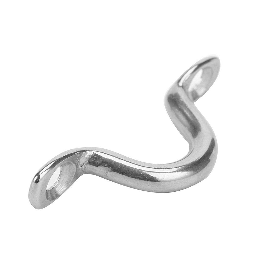 Amadget Bimini Boat Top Pad Eye, 316 Stainless Steel Eye Straps Tie Down Kayak Deck Loops (Pack Of 10)
