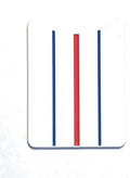 Golf Ball Marker (Triple Track) (Red And Blue, 1 Pack)