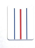 Golf Ball Marker (Triple Track) (Red And Blue, 1 Pack)
