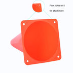 Alyoen 9 Inch Traffic Cones, Plastic Sports Cones, Soccer Training Cones For Outdoor Activity & Festive Events (Sets Of 10/15/ 2
