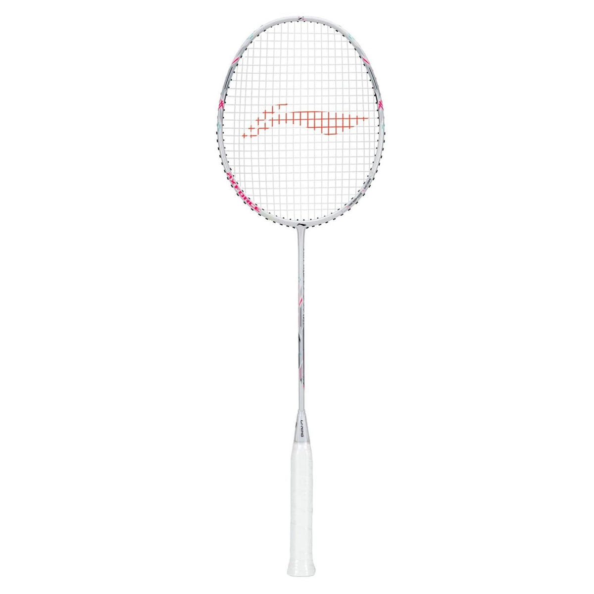 LiNing Carbon Fibre Ax Force Light Cannon Unstrung Badminton Racquet, 5U6 (White)