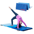 Flybar Antsy Pants Tumbling Mat - Gymnastics Mat, Easy To Clean Gym Mat, Sturdy, Foldable Tumbling Mat For Kids, Padded, Lightwe