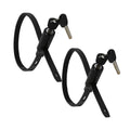 Urban August Adjustable Zip Tie Lock For Refrigerator Door Cabinet Bike Stroller Helmet - Multi-Purpose Keyed French Door Lock -