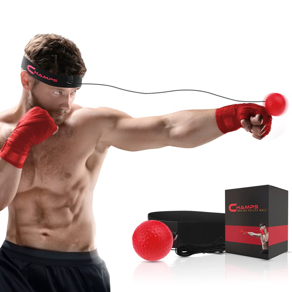 Boxing Reflex Ball Great for Reaction Speed and Hand Eye Coordination Training Boxing Equipment Fight Speed, Boxing Gear, Punchi