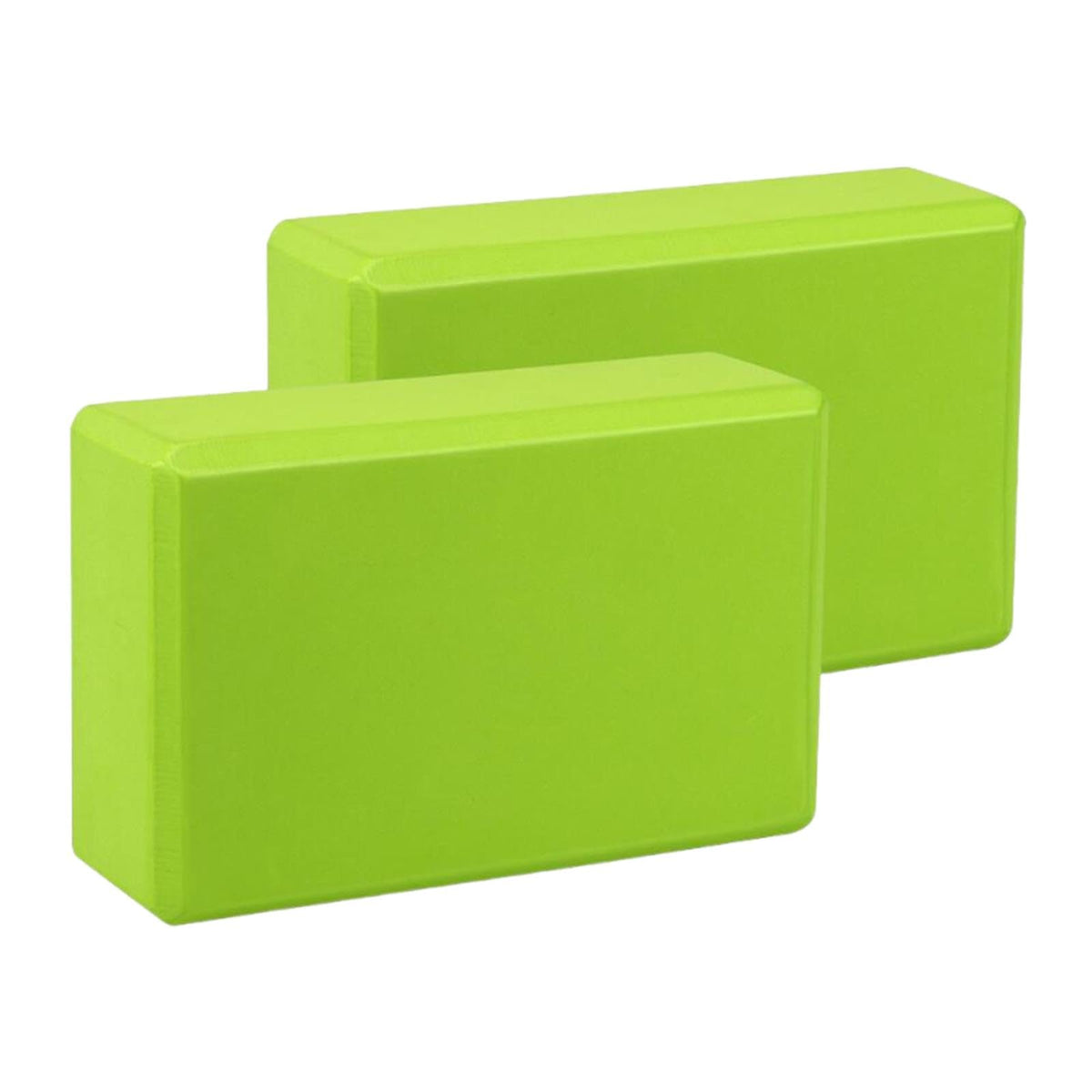 Bnf 2X Yoga Blocks Anti Slip Yoga Prop Accessories for Indoor Sports Gym Fitness Green Sporting Goods | Fitness, Running & Yoga 