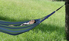 Ledmark Ind. Trekmate Breathable Cotton Fabric Canvas Single Person Brazilian Hammock,For Camping, Outdoors Gear, Backpack, Hiki