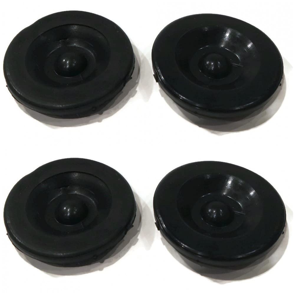 (Pack Of 4) Ez Lube Rubber Grease Plugs / Hub Dust Caps For Models 85-1-4