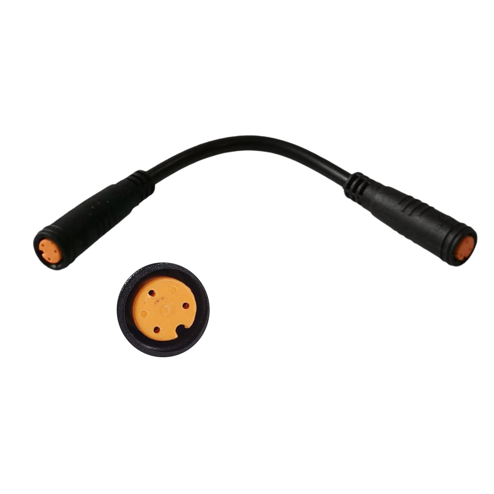 NULKOMMA 3-Pin Female to Female Ebike Extension Cable for Headlights,3 Pin Female Connector