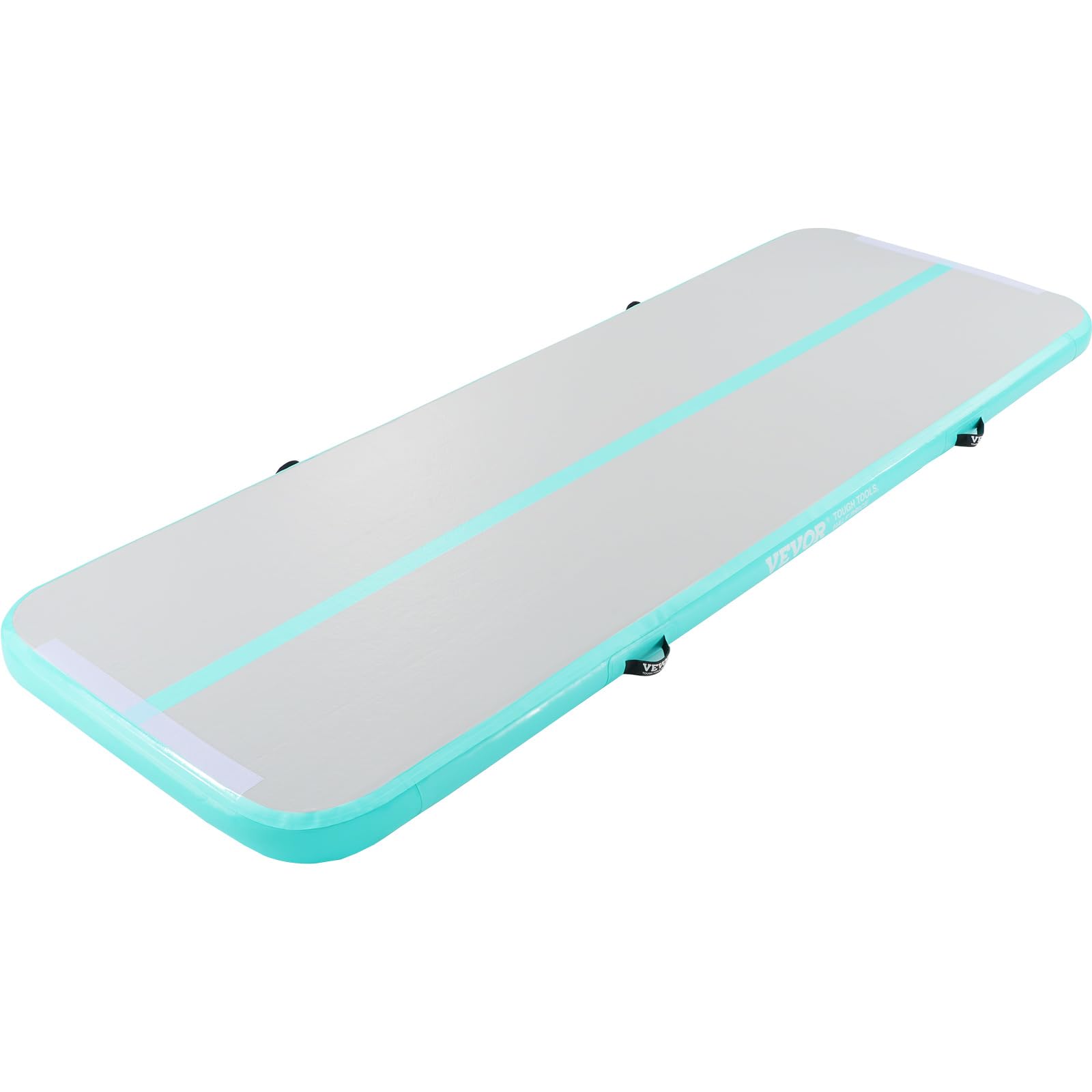 Vevor Gymnastics Air Mat, 4 Inch Thickness Inflatable Track With Electric Pump, Training Mats For Home Use/Gym/Yoga/Cheerleading