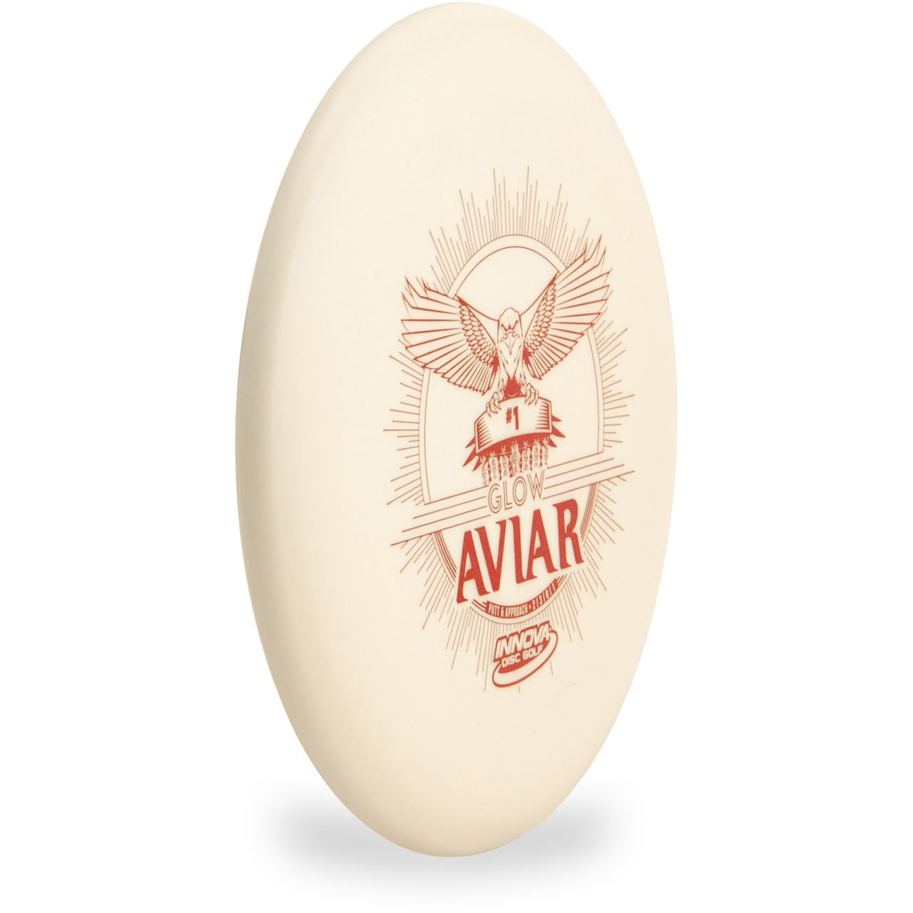 Innova Aviar (Glow Dx) Putter & Approach Golf Disc, Pick Weight/Color [Stamp & Exact Color May Vary] White 167-169 Grams