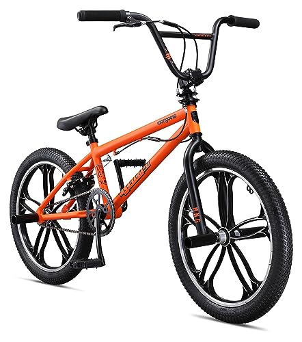 Mongoose Legion Mag Kids Freestyle Sidewalk BMX Bike, Beginner Riders, Girls and Boys, 20-Inch Stylish Aluminum Mag Wheels With