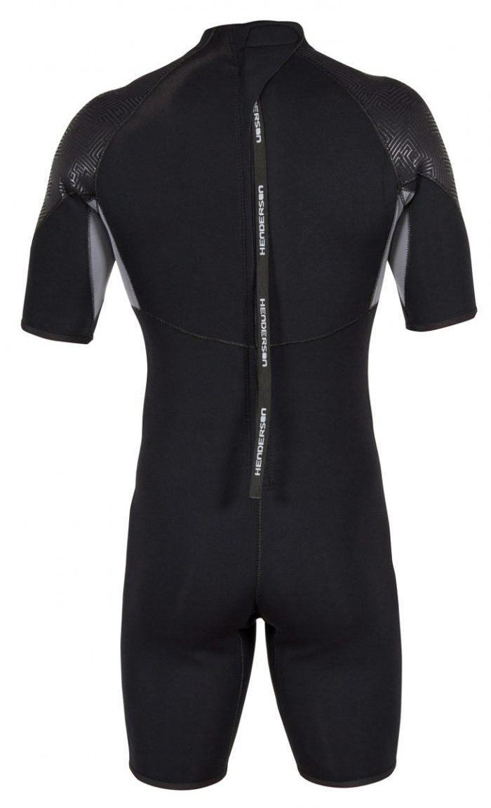 Henderson 3Mm Thermoprene Pro Mens Back Zip Shorty, Black, 3Xl