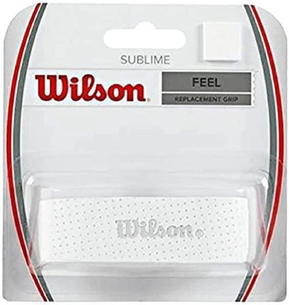 Wilson Sublime Tennis Racquet Grip, White, X-Small