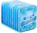 OICEPACK 10pcs Slim Ice Packs Quick Cooling & Long-Lasting for Lunch Box | Lunch Bags | Freezer Packs Reusable Cool Pack | Ice P