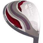 Tour Edge Moda Silk Womens Golf Set-Silver-Ruby-Rh, Regular (Sisrgl11.B)