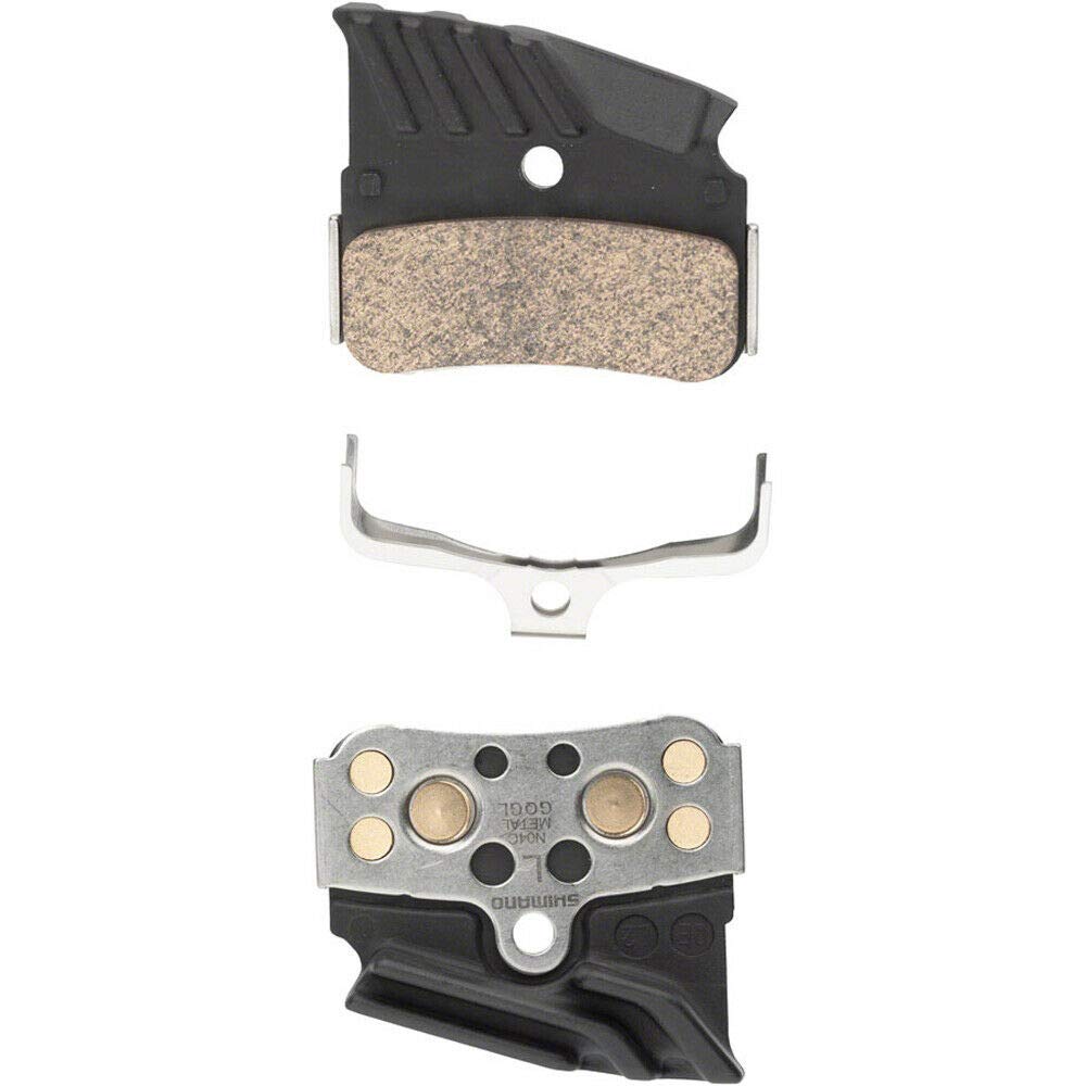 Shimano N04C Finned Metal Disc Brake Pad With Spring