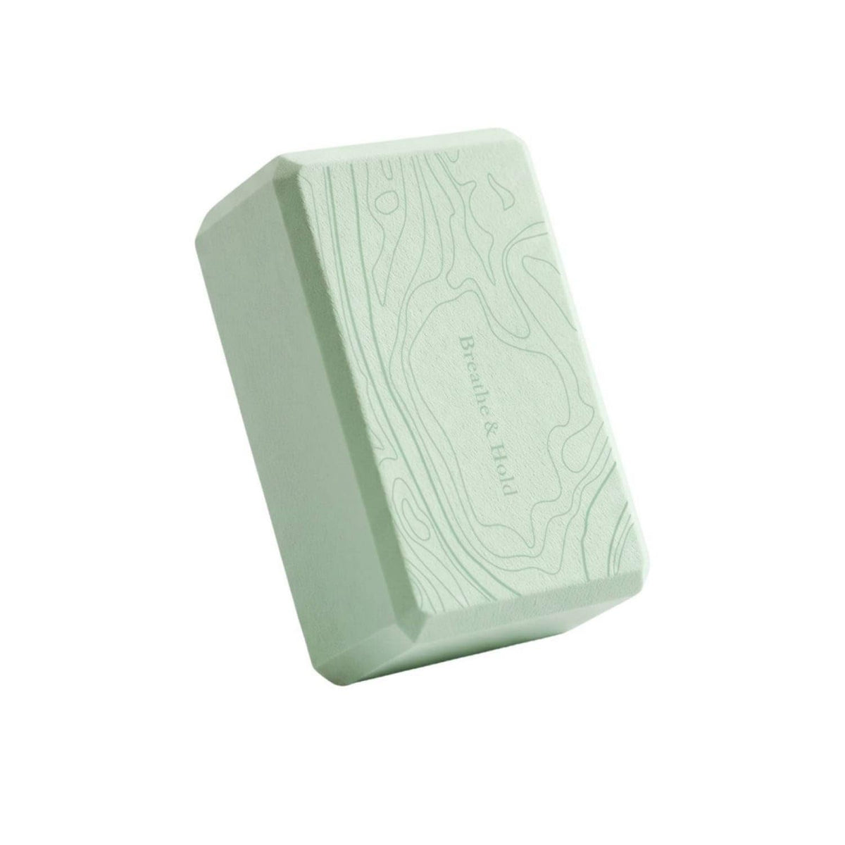 MERISHOPP Smooth Surface Stretch Block Rounded Corners Soft Stretch Block ContourLine Graphics Pose Aid for Stretching, Light G