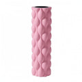 TRENDYNEST HighDensity Soft Roller Solid Core Textured Soft Roller Deformation Resistant Fitness Gear 75 Hardness, Pink