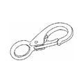 Seachoice 36911 Fast Eye Snap 2 In. L, 7/16 In