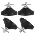HOOTNEE 4Pcs Adjustable Feet Levelers for Foosball Table Football Machine Anti Skid Rubber Leg Levelers Furniture Leveling Pads 