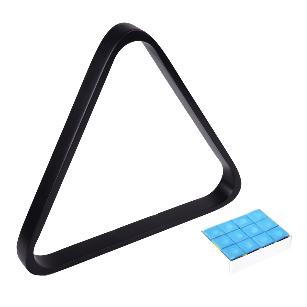 MoyanSuper Solid Wood Pool Ball Rack Billiard Ball Triangle Rack, Pool Table Ball Holder Positioning Rack,2-1/4 Pool Ball Rack (