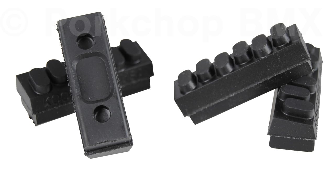 Kool-Stop Ks-W6B Weinmann 6-Dot Brake Shoes Black 4/Bg
