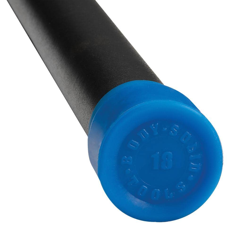 Body-Solid Rubber Padded Weighted Bar - Stretching Weight Exercise Bars for Physical Therapy, Body Toning, Aerobics, Yoga, Pilat