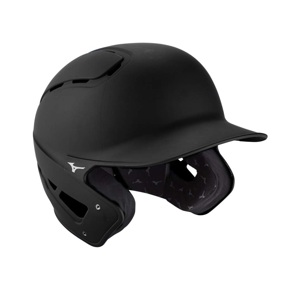 Mizuno B6 Youth Baseball Batting Helmet, Black, Youth One Size