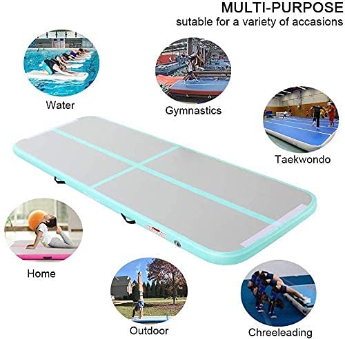 Fbsport Inflatable Air Gymnastics Mat Training Mats 4/8 Inches Thickness Gymnastics Tracks For Home Use/Training/Cheerleading/Yo