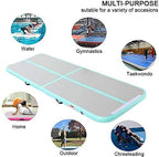 Fbsport Inflatable Air Gymnastics Mat Training Mats 4/8 Inches Thickness Gymnastics Tracks For Home Use/Training/Cheerleading/Yo