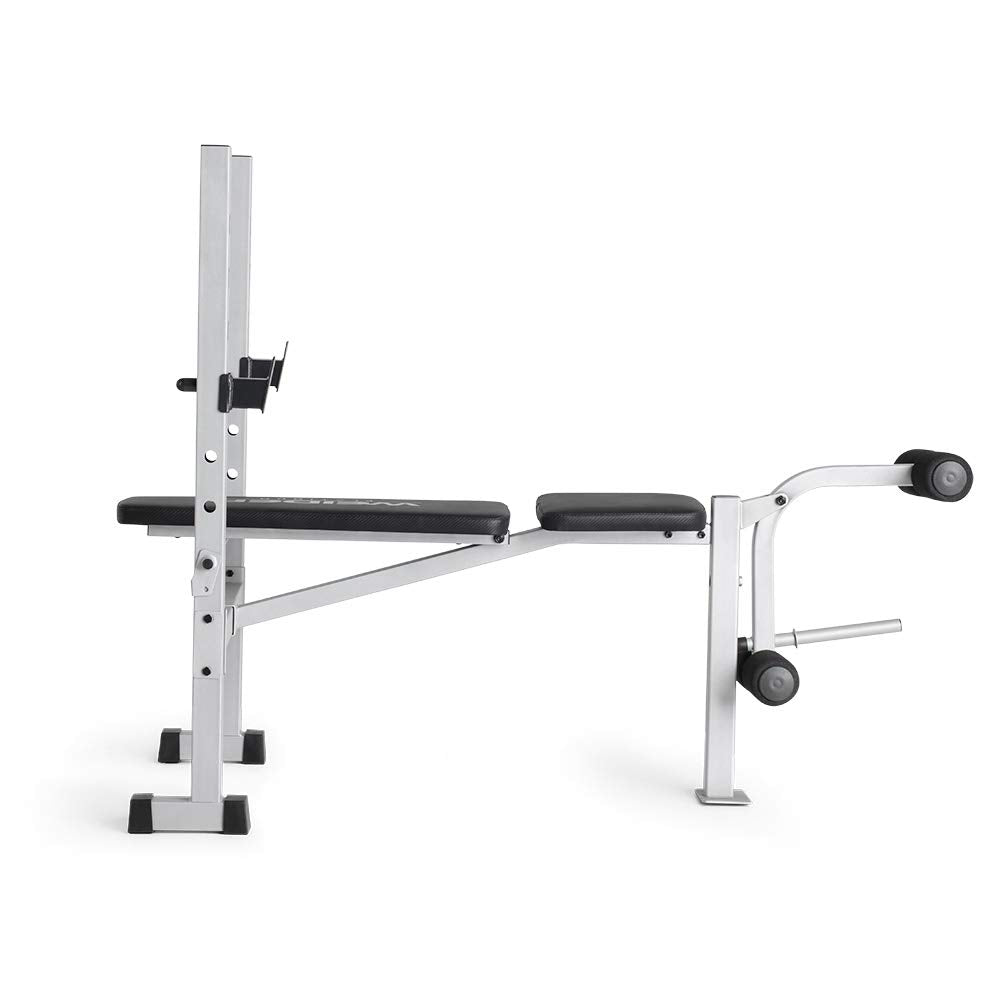 Weider Platinum Standard Weight Bench With Fixed Uprights And Integrated Leg Developer