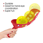 Artcreativity Scoop & Toss Game Set - 2 Scoops & 2 Balls, Fun Outdoor Lawn Game For Kids & Adults, Great For Yard, Beach, Picnic