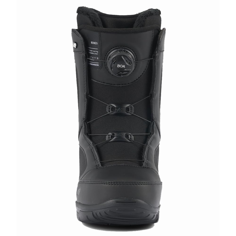 K2 Benes Womens Snowboard Boots, Black, 5.5