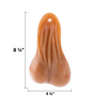 United Pacific 70146 825A Tall Large Low-Hanging Rubber Bull Balls, Injection Molded Rubber, Perfect For Trailer Hitchesbumpers