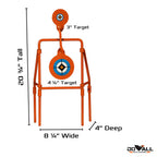 Do All Outdoors Double Blast Spinner Shooting Target With 3'' And 4.5'' Spinning Targets, Rated For 9Mm To 30.06 Soft Nose Lead