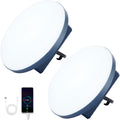 2Pack Tent Light Rechargeable, 60W Camping Lights, Hanging Tent Lights with Magnet, Canopy Lights Outdoor, LED Camping Lantern, 