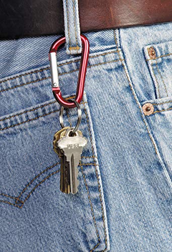 Lucky Line C-Clip Key Ring, Colors Vary, 1 Per Pack (46001)