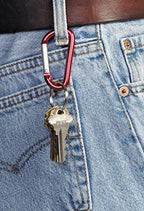 Lucky Line C-Clip Key Ring, Colors Vary, 1 Per Pack (46001)