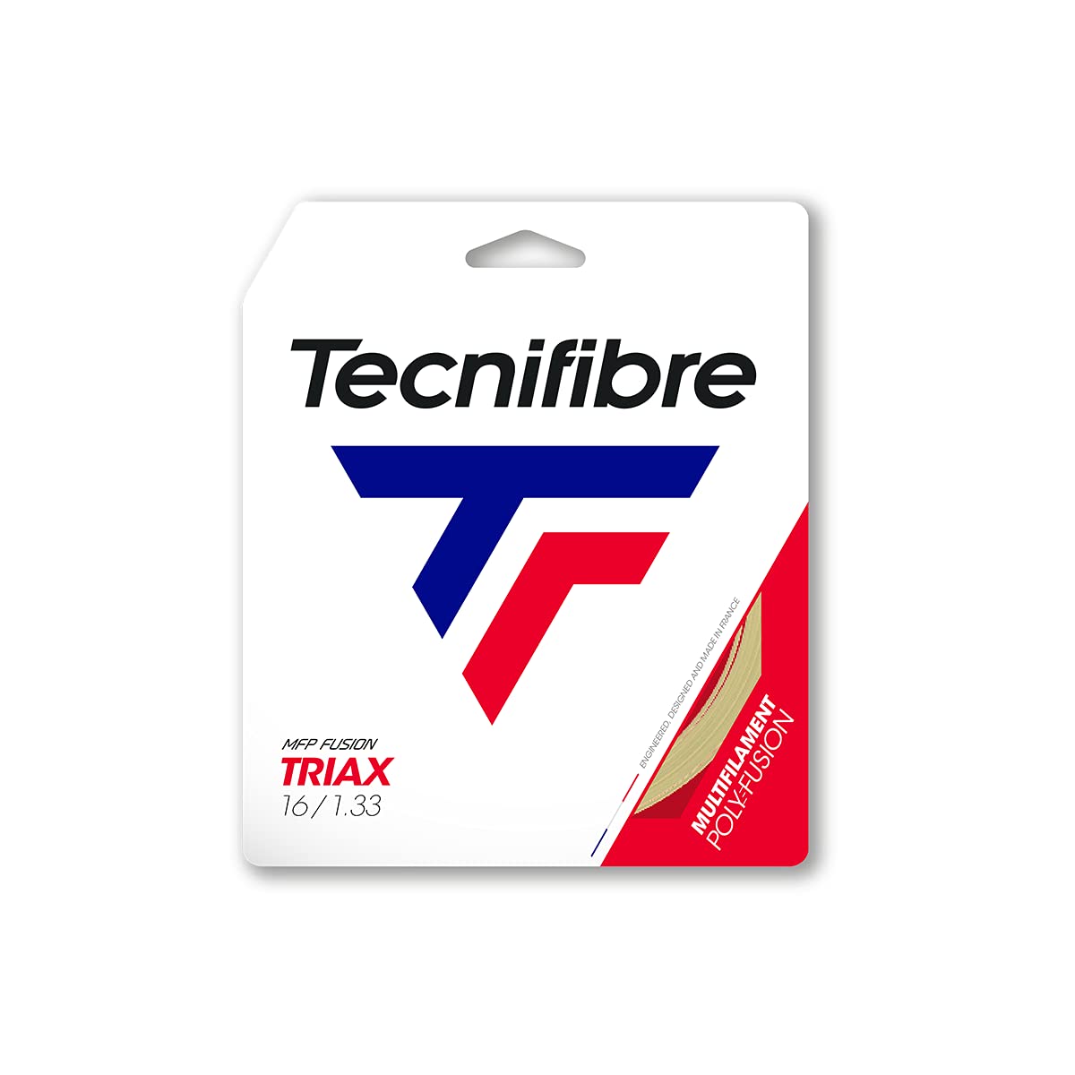 Tecnifibre Triax Natural Tennis String (16 Natural)