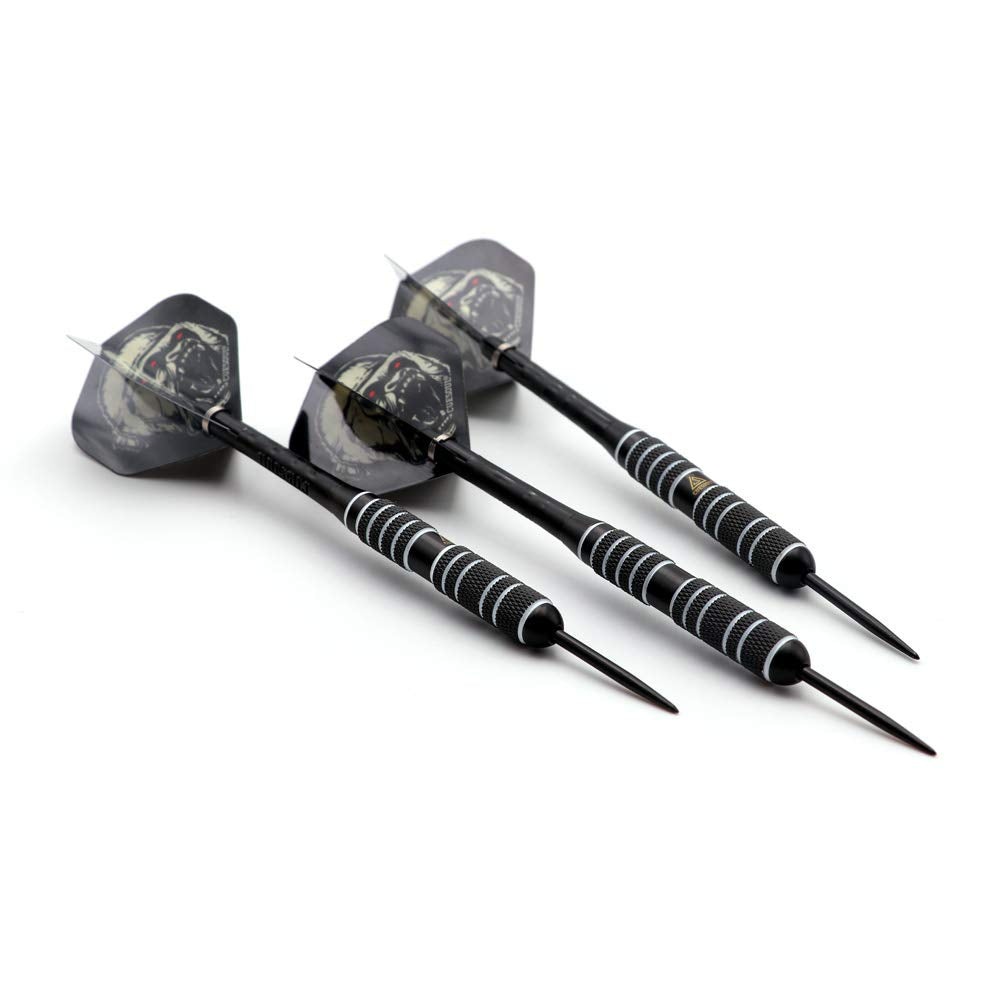 Cuesoul Glamourboard Tri-Eyes Official Size Sisal Bristle Dartboard Set With Extra Steel Tip Darts 6 Pack Without Dartboard Surr