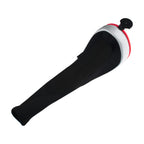 Andux 6Pcs/Set Golf Club Head Covers Long Neck (3Pcs Hybrid Covers + 3Pcs Wood Covers) (Black/Red)