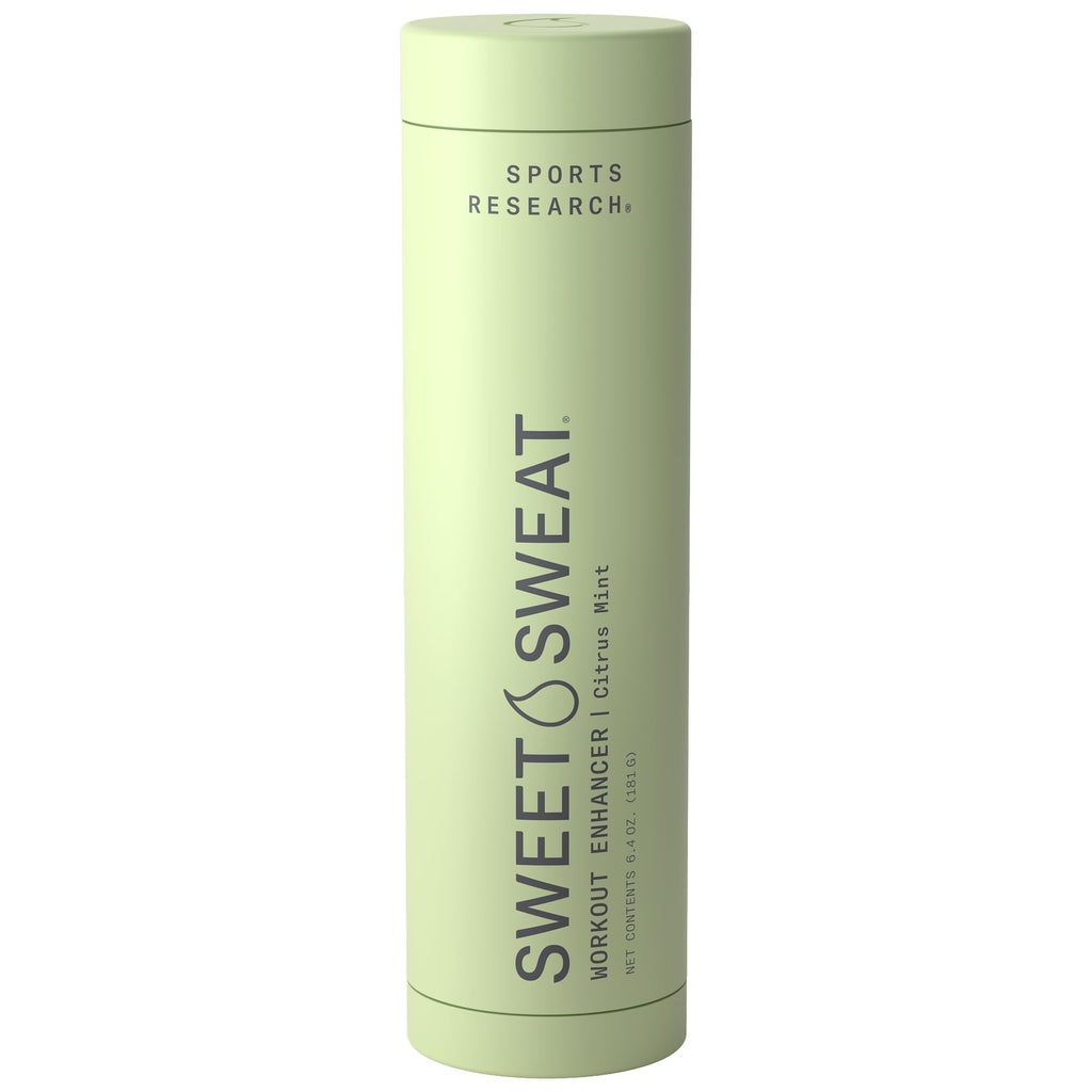 Sports Research Sweet Sweat Citrus Mint Workout Enhancer Gel to Maximize Your Exercise & Sweat Faster - 6.4oz Stick