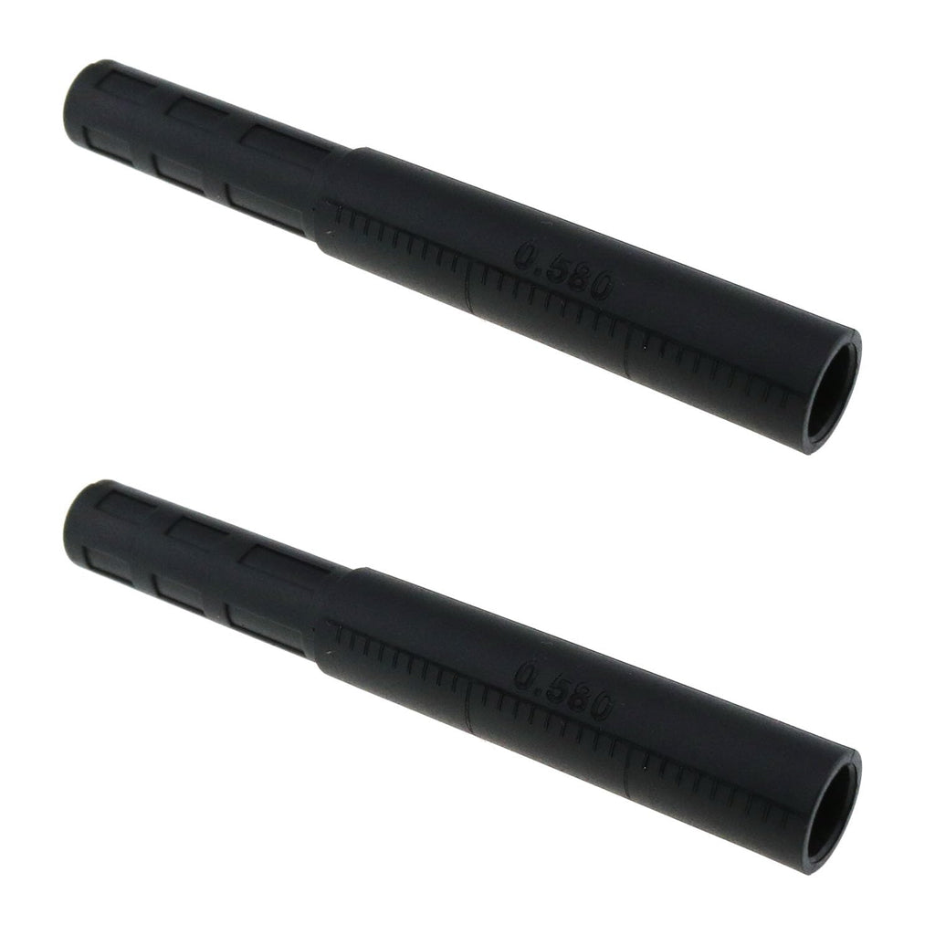 Meetoot 2Pcs Golf Shaft Extension Black Golf Club Spare Parts Repair Equipment For Iron Wood Putter