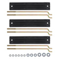 ALLGOOD Battery Hold Down Retainer Plate Rods Kit, Compatible with Club Car DS and Carryall Electric Golf Cart 1981-2013