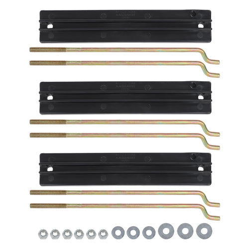ALLGOOD Battery Hold Down Retainer Plate Rods Kit, Compatible with Club Car DS and Carryall Electric Golf Cart 1981-2013